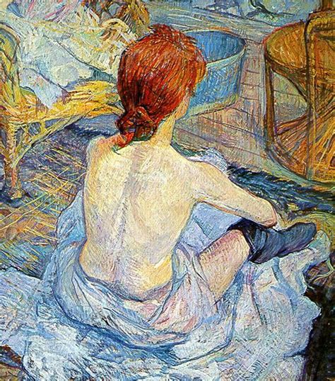 Henri De Toulouse Lautrec La Toilette The Oil Pastel That