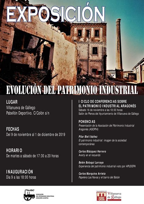 Patrimonio Industrial Arquitectónico Exposición Evolución del