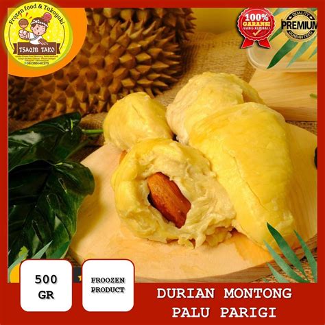 Jual PROMO DURIAN Duren Montong Palu Parigi 1 Box Berat 500gram