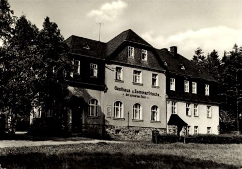 Ansichtskarte Postkarte Auerbach Im Erzgebirge Gasthaus Akpool De