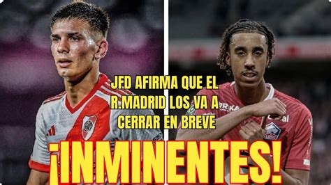 Ltima Hora Jfd Informa Que El Real Madrid Va A Cerrar A Yoro Y