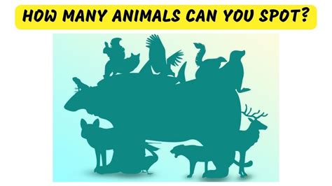 Optical Illusion Test Can You Spot All The Hidden Animals In 23 Seconds