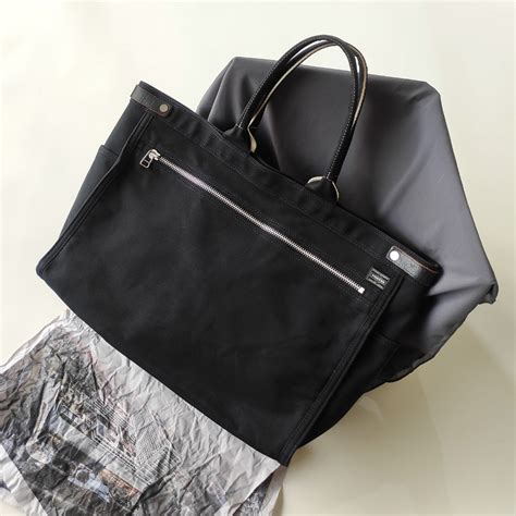 Porter Naked Totebag Navy Fesyen Pria Tas Dompet Tas Selempang Di