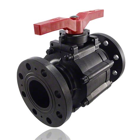 Ways Ball Valve Flange Dn Dn Epdm Pp Gf Pipe Systems