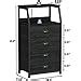 Amazon Furnulem Tall 4 Drawers Dresser Vertical Storage Tower