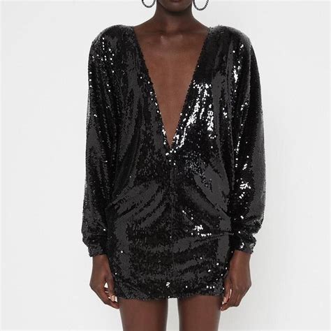 Brand New Zara Sequin Dress This Has Never Been Depop