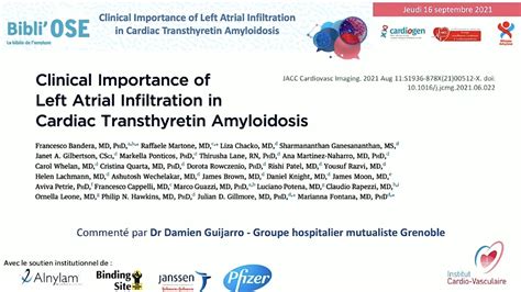 Bibliose Infiltration Amyloide Auriculaire Et Amylose Attr Guijarro