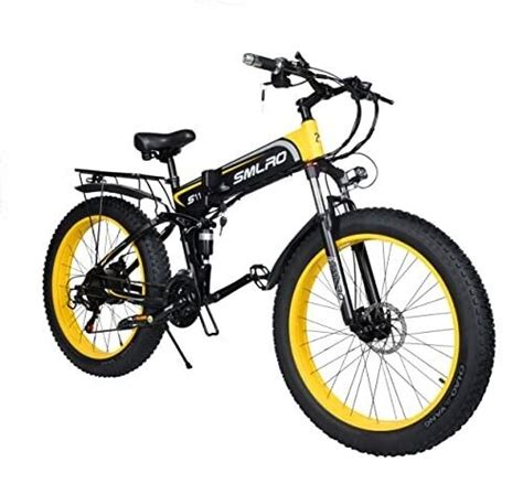 Yinzhiboo Electric Bike Fat Tire Foldable Electric Bicycle