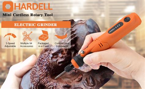 Amazon HARDELL Herramienta rotativa inalámbrica de 3 7 V kit de