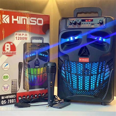 Jual Nv Speaker Karaoke Kimiso Bluetooth Ukuran Inch Free Mic