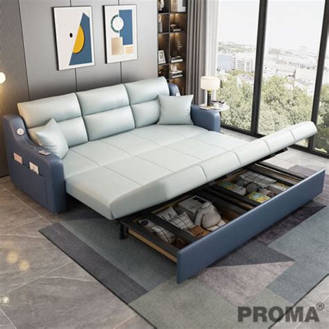 โซฟาเบดมัลติฟังก์ชัน โซฟาที่นอนแบบผ้าพับเก็บได้ Sofa Bed Foldable Dual