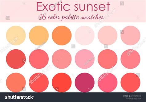 712 Warm Color Palette Samples Tone Images, Stock Photos & Vectors ...