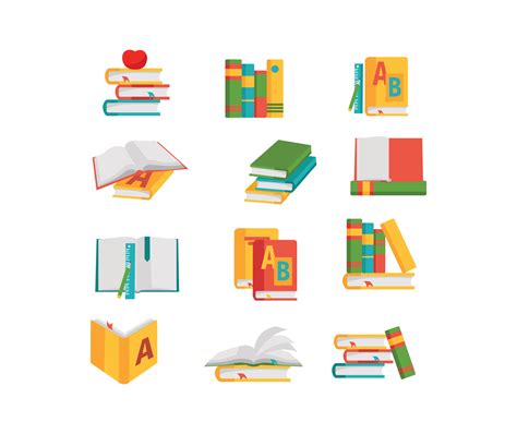 school books vector 23810432 Vector Art at Vecteezy