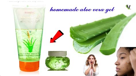 How To Make Aloe Vera Gel At Home With Vitamin E Youtube