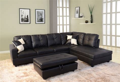 10 Photos Faux Leather Sectional Sofas