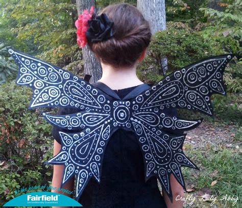 Dark Fairy Costume Wings - Fairfield World Craft Projects