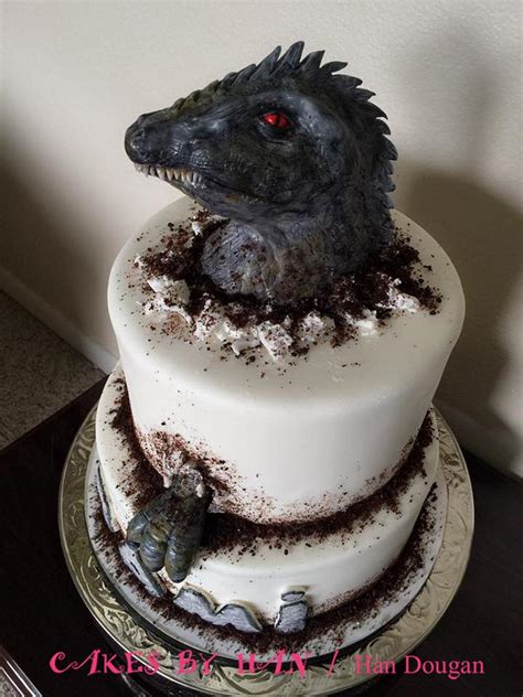 Indominus Rex In Jurassic World Birthday Cake Cake By Cakesdecor