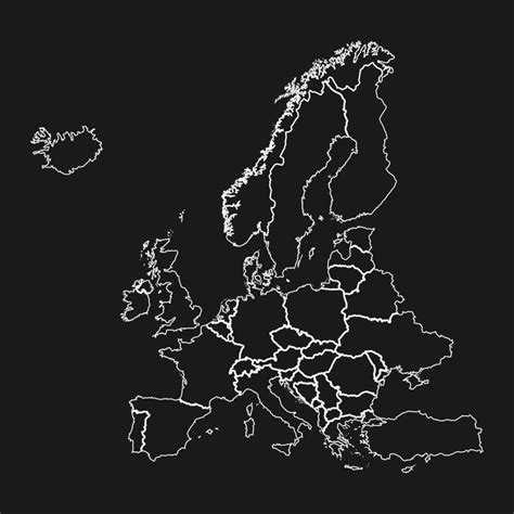 Hoge Kwaliteit Kaart Van Europa 6580213 Vectorkunst Bij Vecteezy