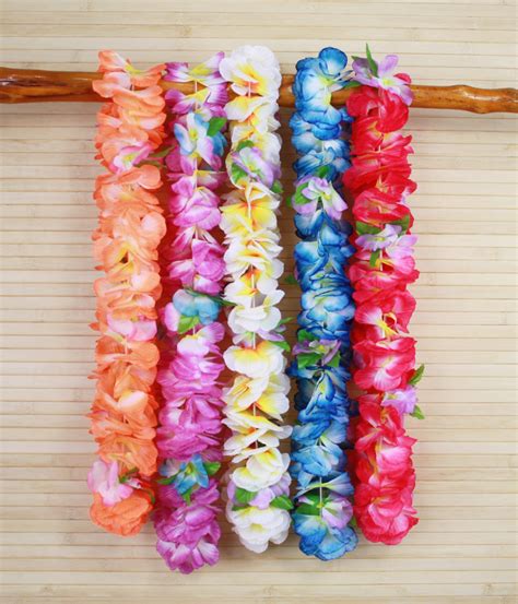 Plumeria Lei Maui Lei Multi Pink Purple And Orange