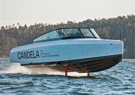 Candela C 8 An All Electric Hydrofoil Boat Successfully Completes