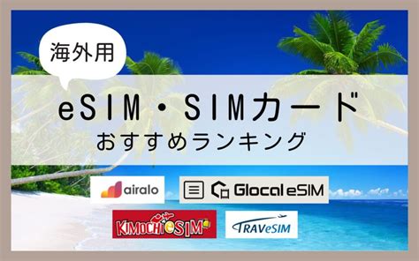 海外旅行でスマホどうする？simカードesimおすすめランキング｜ネットを安く使う方法