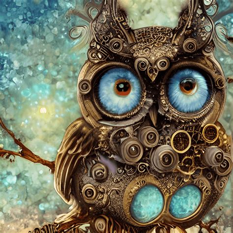 Steampunk Owl · Creative Fabrica