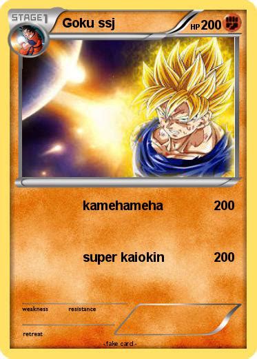 Pokémon Goku ssj 664 664 kamehameha My Pokemon Card