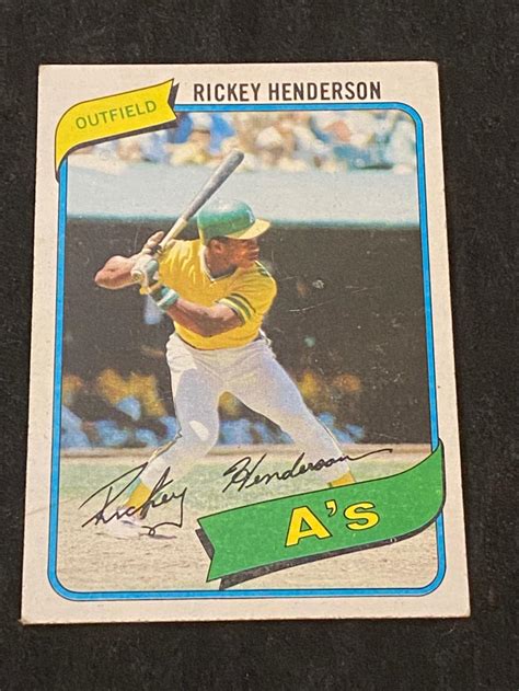 Most Valuable Rickey Henderson Baseball Cards A Guide