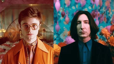 Harry Potter dirigda por Wes Anderson Así se verían Daniel Radclife