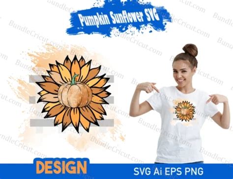 Pumpkin Sunflower Svg Bundle Cricut