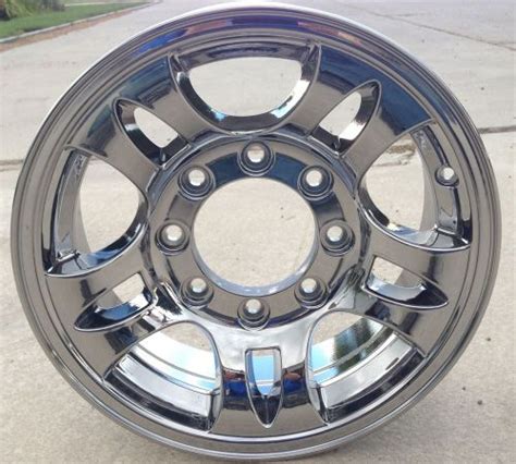 Sell 4 NEW 16 Chromed Aluminum Type T03 Trailer Wheels Rims 8 Lug