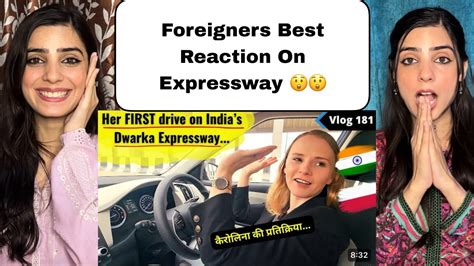 Foreigners Shocking Reaction On Dwarka Expressway In INDIA