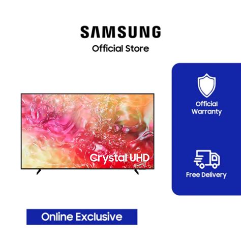 Crystal Uhd Du K Smart Tv Ua Du Gxxp Shopee