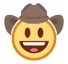 Cara Con Sombrero De Vaquero Emoji