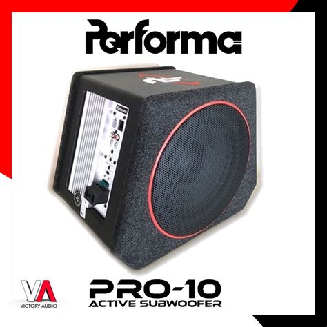 Jual Subwoofer Aktif Bass Box Performa Pro 10 10 Inch Active Sub Bassbox 10 Inci Built In Power