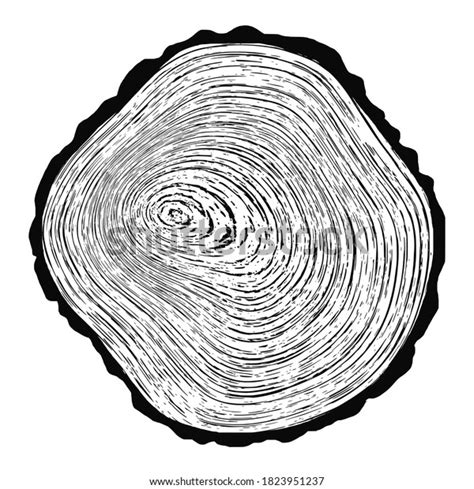 Log Cut Vector Illustration Tree Rings Stock Vector (Royalty Free) 1823951237 | Shutterstock