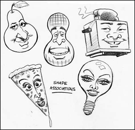 How To Draw Caricatures Head Shapes Caricature Drawing Caricature