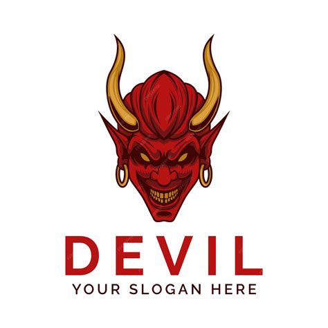 Premium Vector Devil Man Logo Design Vector Mascot Template
