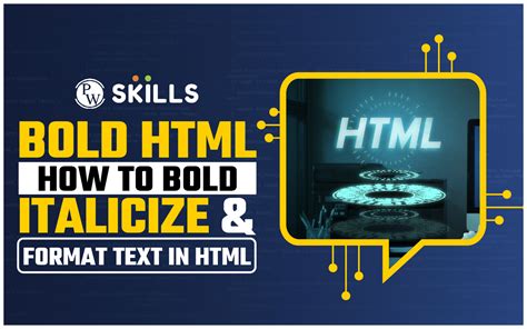 Bold Html How To Bold And Italicize Text In Html