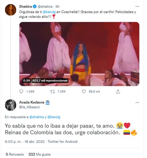 La emotiva reacción de Shakira tras el homenaje que le rindió Karol G