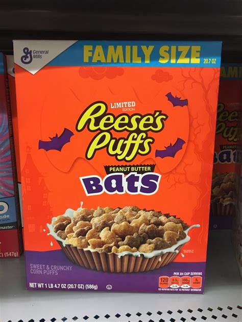 Reeses Puffs Bats Halloween Cereal Cereal Snacks Food Snack Recipes