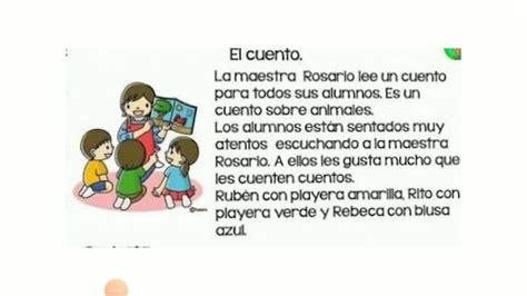 Dictado De La Lectura El Cuento Youtube