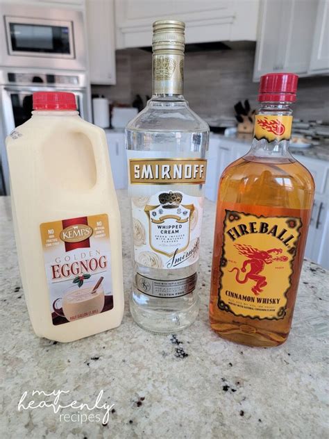 Fireball Eggnog Cocktail Recipe - My Heavenly Recipes