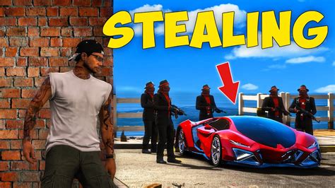 Stealing Mafia S Flying Lamborghini Sa Gta Rp Tagalog Youtube