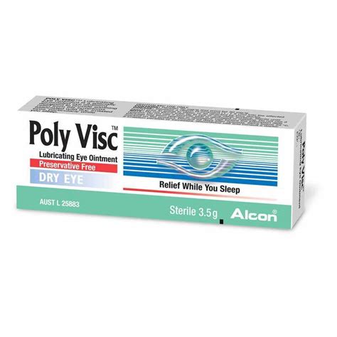 Alcon Poly Visc Lubricating Eye Ointment 35g Life Pharmacy