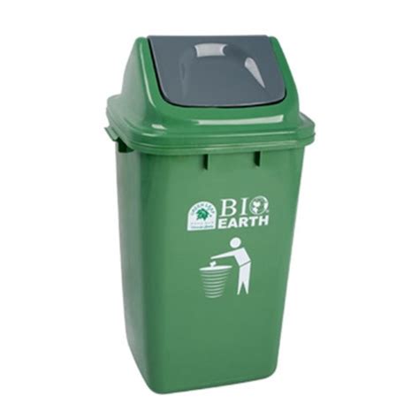 Jual Green Leaf Tempat Sampah Bio Dustbin Kotak Segi Plastik Tong Dust