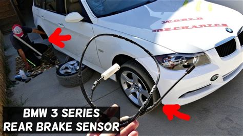 HOW TO REPLACE REAR BRAKE SENSOR ON BMW E90 E91 E92 E93 YouTube