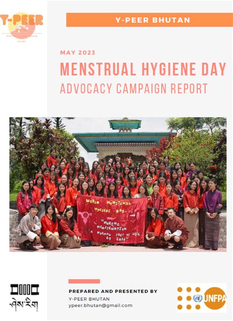 International Menstrual Hygiene Day 2023 Y Peer Bhutan