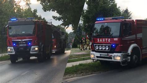 POŻAR MIESZKANIA Alarmowo pluton JRG 5 Poznań oraz dwa zastępy OSP