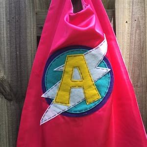 Personalized Pink Superhero Cape - Etsy